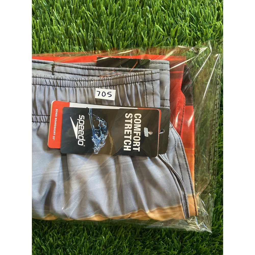 Speedo shorts Comfort Stretch UPF 50+ Swim Trunks Men's Sz S Stripes NWT - Picture 12 of 12